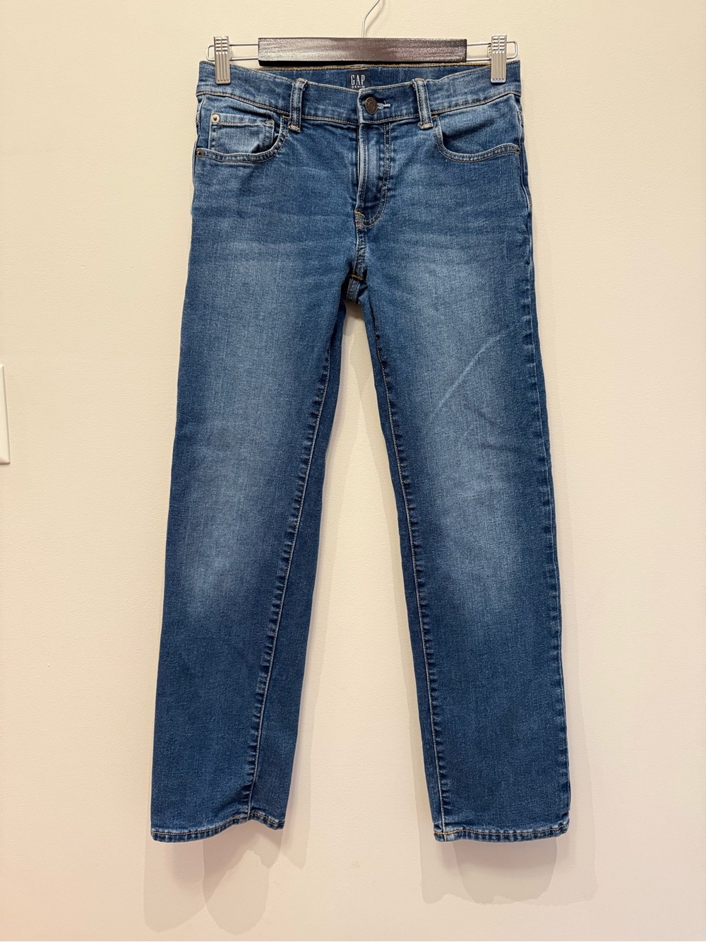 GAP Youth Boys Regular Straight Straight Jeans, Blue Size 14